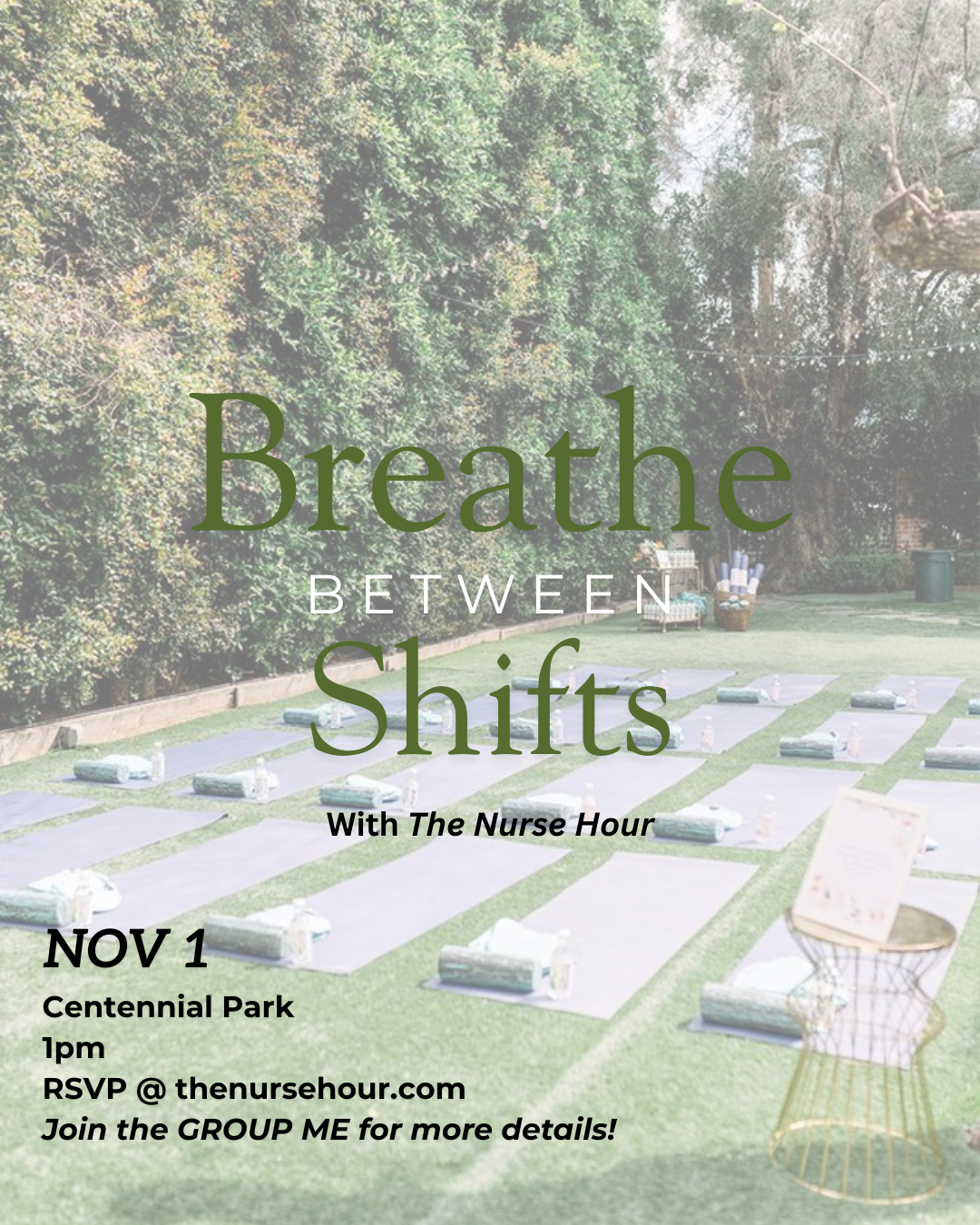 Breathe Between Shifts: Pilates edition